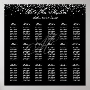 PixDezines-bländade silver-spektrum/sittande diagr Poster