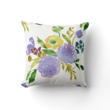 PixDezines Blommigt Vattenfärg/Ranunculus/Lila