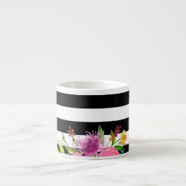 PixDezines blommor/vattenfärg/ranunkel Espressomugg