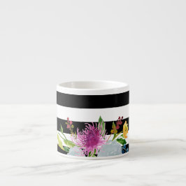 PixDezines blommor/vattenfärg/ranunkel Espressomugg