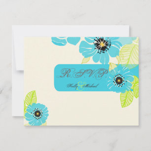 PixDezines Blue Poppies-OSA kort