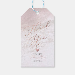 PixDezines Blush Beach+Champagne Bubbles Tx U Presentetikett