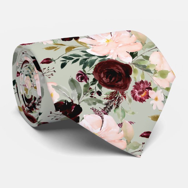 PixDezines Blush Burgunder Marin H2 Botanisk Slips (Rullad)