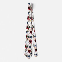 PixDezines Blush Burgunderblå Akvarellblommor