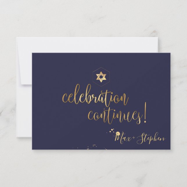 PixDezines B'nai Mitzvah Firande Cards ✡ OSA Kort (Framsida)