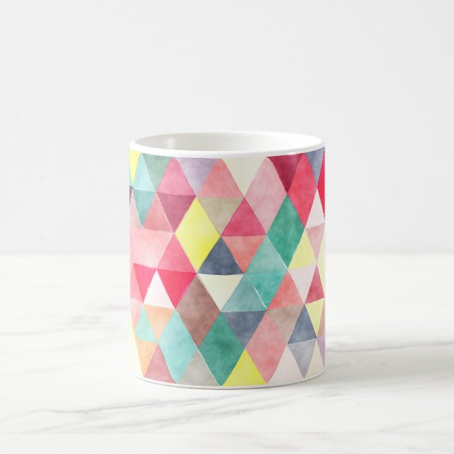 PixDezines Boho Geometric/justerable triangles Kaffemugg (Center)