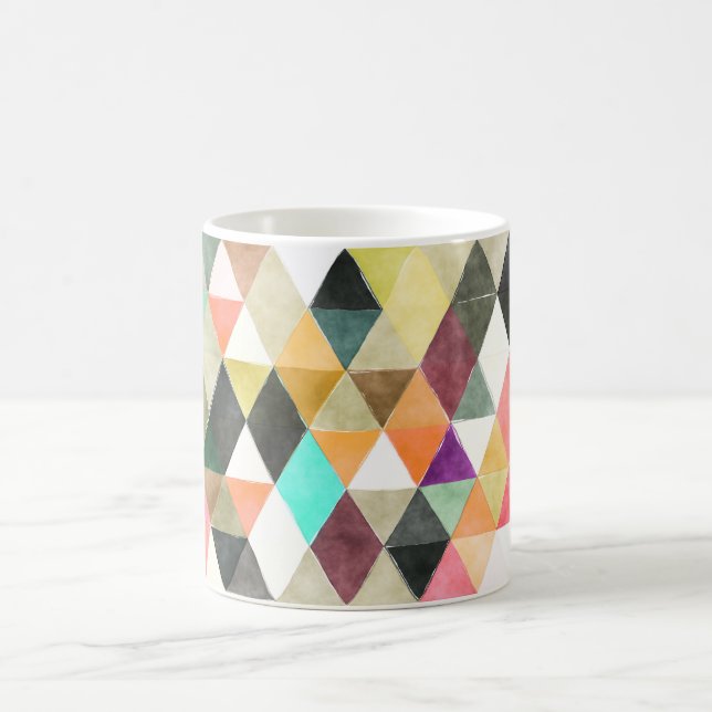 PixDezines Boho Geometric/justerable triangles Kaffemugg (Center)