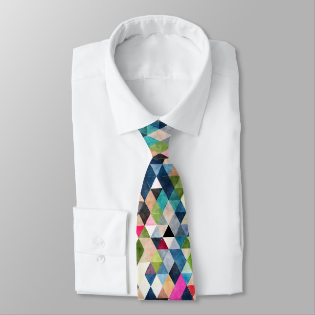 PixDezines Boho Geometriska/justerbara trianglar Slips (Bunden)