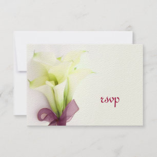 PixDezines bouquet, white calla lilies OSA Kort