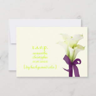 PixDezines bouquet, white calla lilies OSA Kort