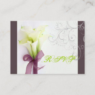 PixDezines bouquet, white calla lilies Tilläggskort