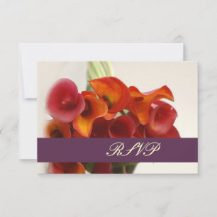 PixDezines brände orange calla lily OSA Kort