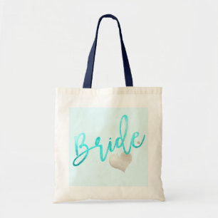 PixDezines Bride/Faux Foil/Brush Script Tygkasse