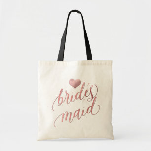 PixDezines Bridesmaid/Faux Ro Guld Tygkasse