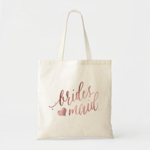 PixDezines Bridesmaid/Faux Ro Guld Tygkasse