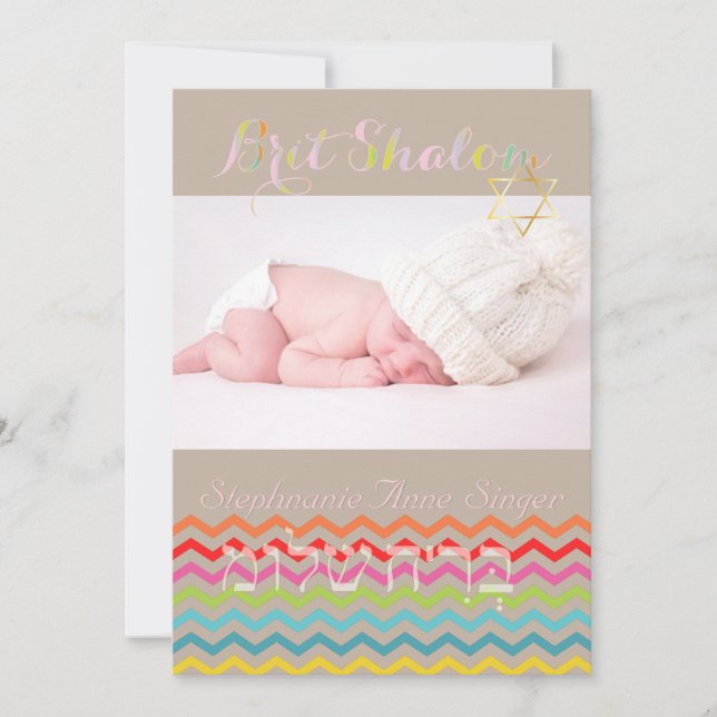 PixDezines brit shalom/foto ram+stars/diy färg (Framsida)