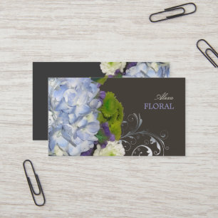 PixDezines bröllopsbukett, blomsterhandlare/diy fä Visitkort