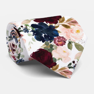 PixDezines Burgundy Navy H2 Flowers Slips