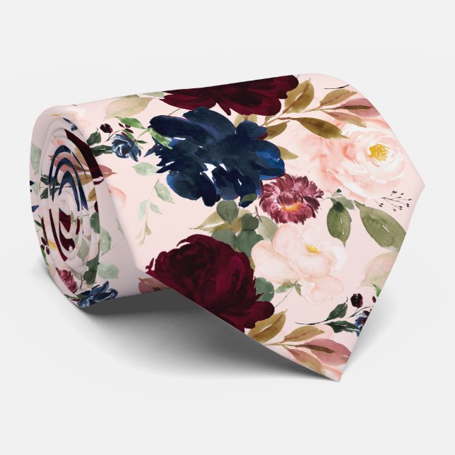PixDezines  Burgundy Navy H2 Flowers Slips (Rullad)