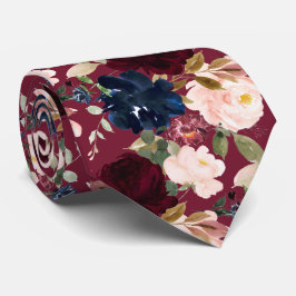 PixDezines  Burgundy Navy Watercolor Flowers Slips