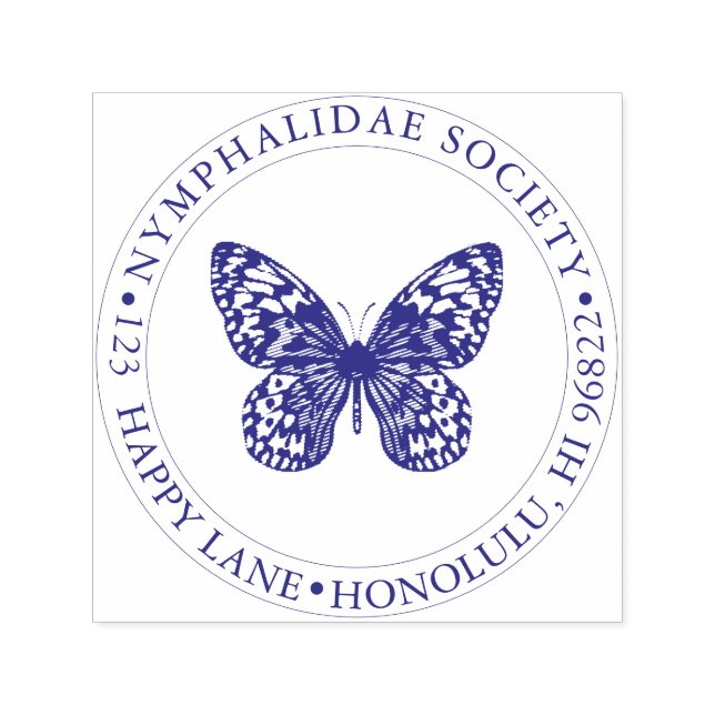 PixDezines Butterfly Självfärgande Stämpel (Design)