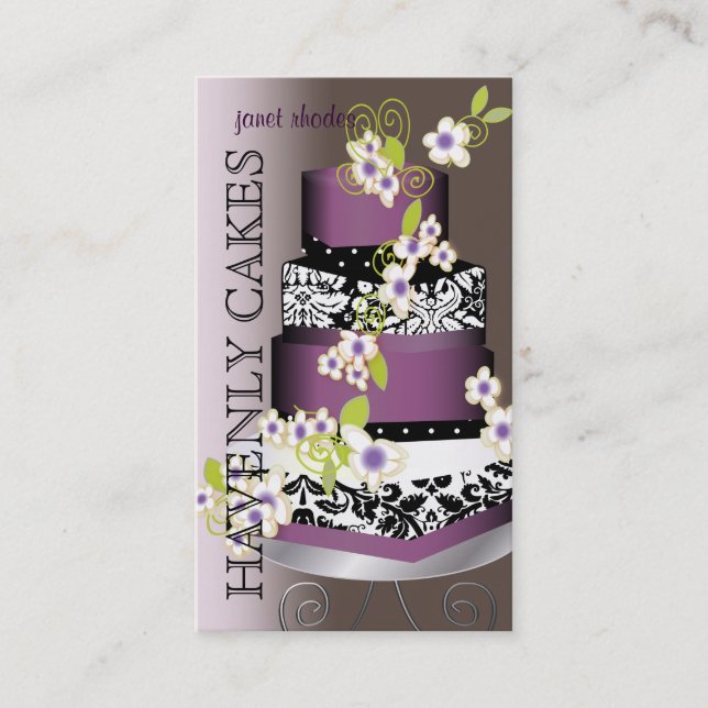 PixDezines Cake/Bakery/pâtisserie Visitkort (Framsida)