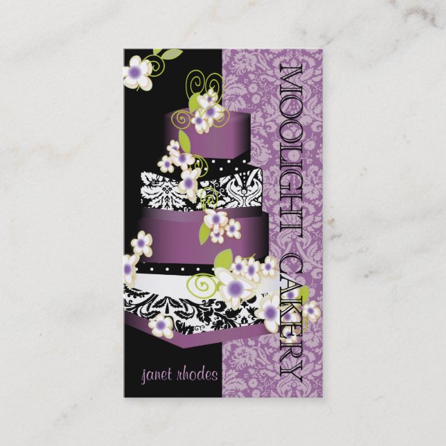 PixDezines Cake/Bakery/pâtisserie Visitkort (Framsida)
