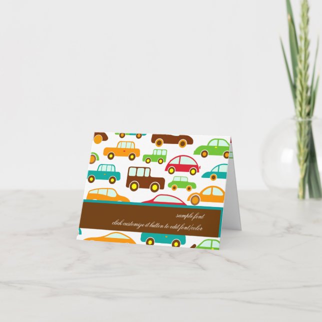 PixDezines Cars+lastbilar/DIY-bakgrund+trimmar Kort (Framsida)