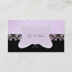PixDezines Céline Damask Visitkort