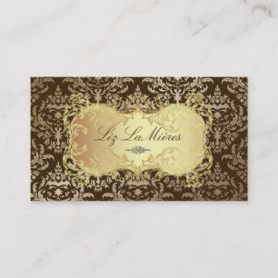 PixDezines Céline Damask Visitkort