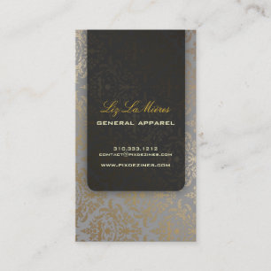 PixDezines Céline Damask Visitkort