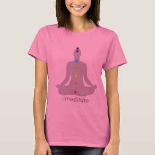 PixDezines Chakra Meditation, användbar T-shirt