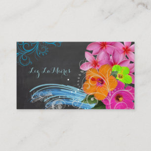 PixDezines chalkboard hula vågar/DIY-bakgrund Visitkort