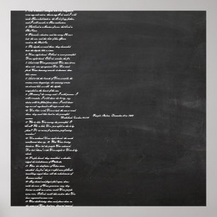 PixDezines chalkboard+lanternor/sittdiagram Poster