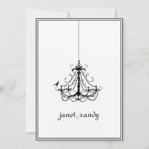 PixDezines chandelier/DIY event+background färg! Inbjudningar