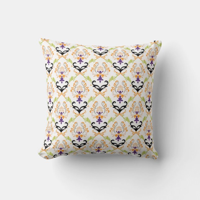 PixDezines chantal damask/dyy-bakgrund Kudde (Framsida)