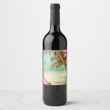 PixDezines Cheers vintage Sand, tropiska handflata
