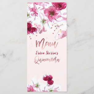 PixDezines Cherry Blommars Quinceanera Meny