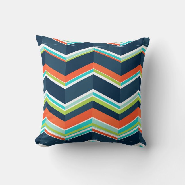 PixDezines chevron/sill mönster Kudde (Framsida)