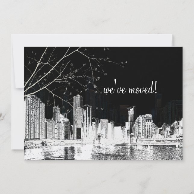 PixDezines Chicago Lakeshore/flyttningsmeddelande Meddelande (Framsida)