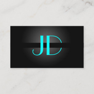 PixDezines-COOLA NEON LJUS MONOGRAM/DIY färg Visitkort