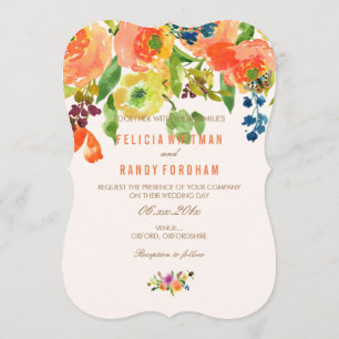 PixDezines Coral Ranunculus/DIY-bakgrund Inbjudningar