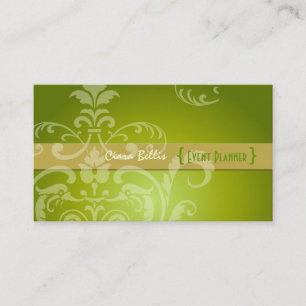 PixDezines Crest Damask Visitkort