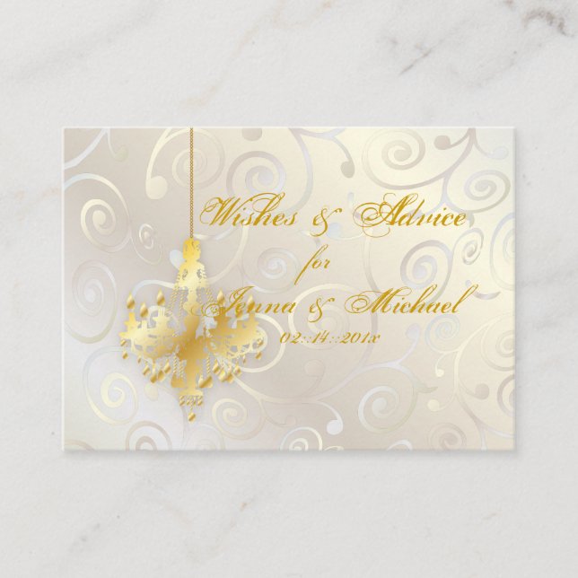 PixDezines Cupcoa Swirls+Chandelier~Råkort Rådkort (Framsida)