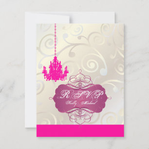 PixDezines Cupcoa Swirls + Rosa Chandelier RSVPs OSA Kort