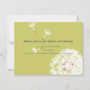PixDezines Dandelion, Diy background färger Inbjudningar