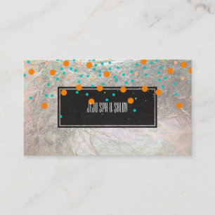 PixDezines dazzled/faux silver Visitkort