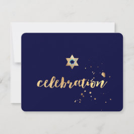 PixDezines dazzled/guld/Pub Mitzvah/mottagning Inbjudningar