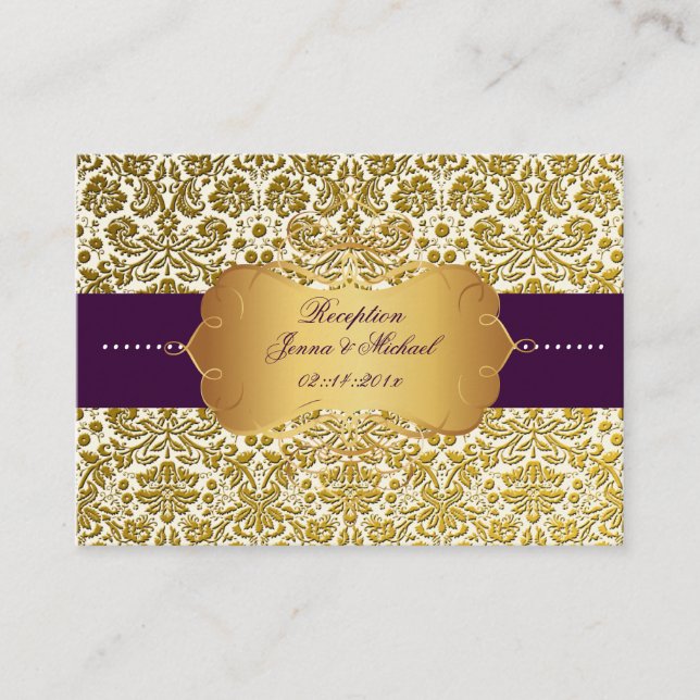 PixDezines Desiree Damask/DIY-höljeskort Tilläggskort (Framsida)