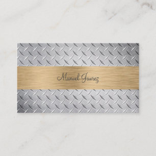 PixDezines diamant cut steel plate/diy typsnitt Visitkort